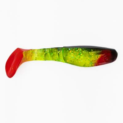 Relax Kopyto Classic Shad 3, 8,0cm, 067 8cm - grün(chartreuse)-Glitter/schwarz - 1Stück