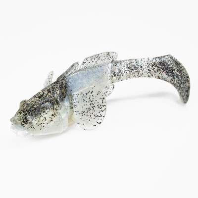 Relax Kopyto SX Bullhead 3,5, 10,5cm Schwarzmeergrundel perlweiss/klar salt'n pepper glitter 10,5cm -  perlweiss/klar salt n pepper glitter - 1Stück
