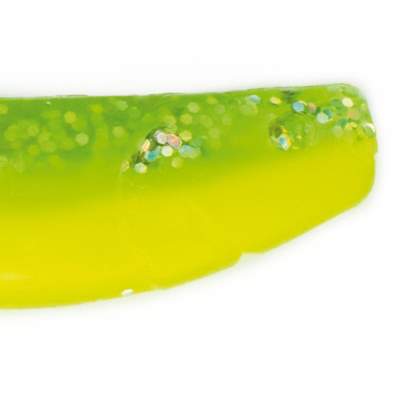 Relax Kopyto Classic Shad 4, 11,0cm, B34RT, - 6mm - 11cm - Spezialfarbe fluogelb- fluogrün- glitter- roterSchwanz - 1Stück