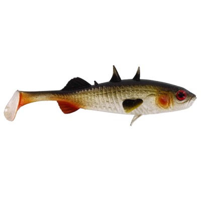 Westin Stanley the Stickleback Gummifisch 9cm - Lively Roach - 5 Stück