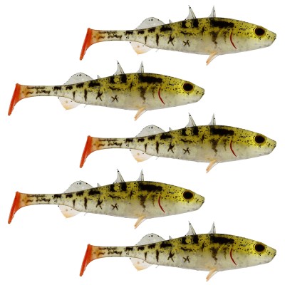 Westin Stanley the Stickleback Gummifisch 9cm - Pearl Stickleback - 5 Stück