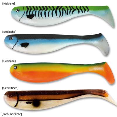 Team Deep Sea Salzwasser Juniorshad 18cm New Formula Makrele 18cm - makrele - 44g - 1Stück