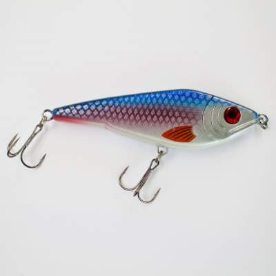 Roy Fishers Pikezone Jerkbait, 15,0cm, 70,0g, langsam sinkend, Nature Series, Glitter Rotauge, 15cm - Rotauge - 70g - 1Stück