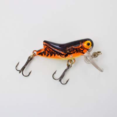 Roy Fishers Trout Hopper Wobbler, 4,5cm, 2,5g, Gelber Grashüpfer, schwimmend Gelber Grashüpfer - 4,5cm - 2,5g - 1Stück