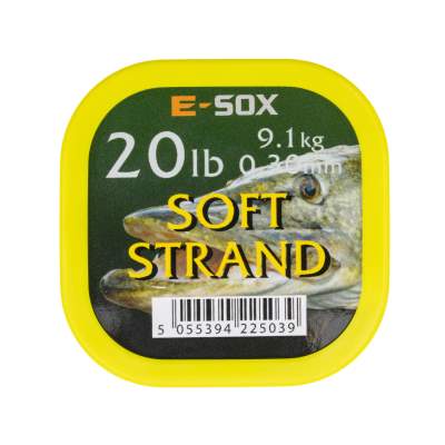 Drennan E-SOX Soft Strand Wire Stahlvorfach 10m - 20lb