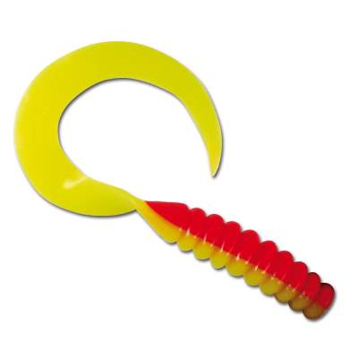 Team Deep Sea Giant Vibro Twist gelb/ rot 42cm - gelb/rot - 1Stück