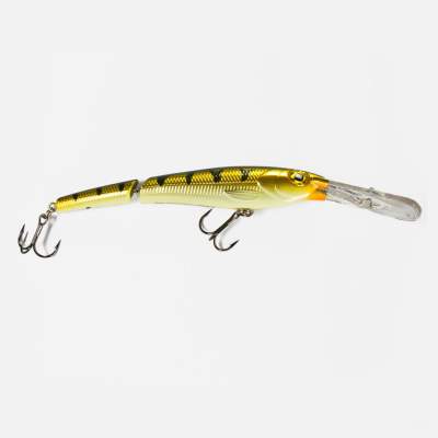 Storm Deep Jointed MinnowStick Wobbler 9cm Chrome Yellow Perch (601), - 9cm - Chrome Yellow Perch - 12g - 1Stück