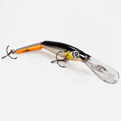 Storm Deep Jointed MinnowStick Wobbler 14cm Black Chrome (592) 14cm - Black Chrome - 25g - 1Stück