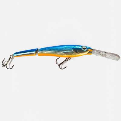 Storm Deep Jointed MinnowStick Wobbler 14cm Blue Chrome Orange (594), - 14cm - Blue Chrome Orange - 25g - 1Stück