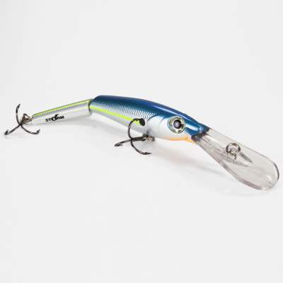 Storm Deep Jointed MinnowStick Wobbler 14cm Blue Steel Shad (595), - 14cm - Blue Steel Shad - 25g - 1Stück