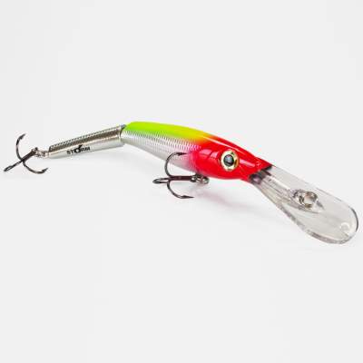 Storm Deep Jointed MinnowStick Wobbler 14cm Chrome Clown (599), - 14cm - Chrome Clown - 25g - 1Stück