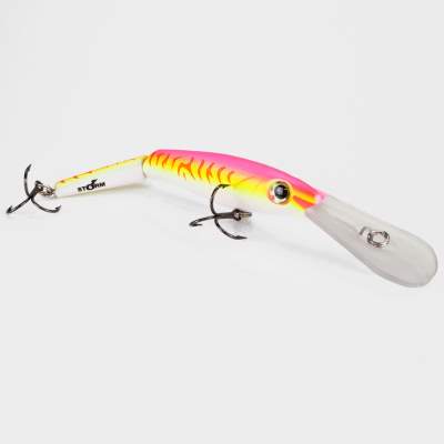 Storm Deep Jointed MinnowStick Wobbler 14cm Pink Fire UV (653) 14cm - Pink Fire UV - 25g - 1Stück