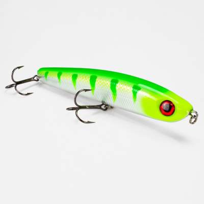 Storm FlatStick Glider Wobbler 16cm Chrome Green UV (496) 16cm - Chrome Green UV - 72g - 1Stück