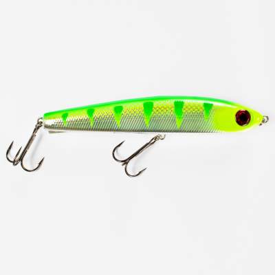 Storm FlatStick Glider Wobbler 16cm Chrome Green UV (496) 16cm - Chrome Green UV - 72g - 1Stück
