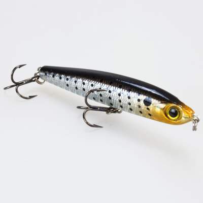 Storm FlutterStick MadFlash (MF) Wobbler 7cm Holo Black Spotted Minnow (470), - 7cm - Holo. Black Spotted Minnow - 7g - 1Stück