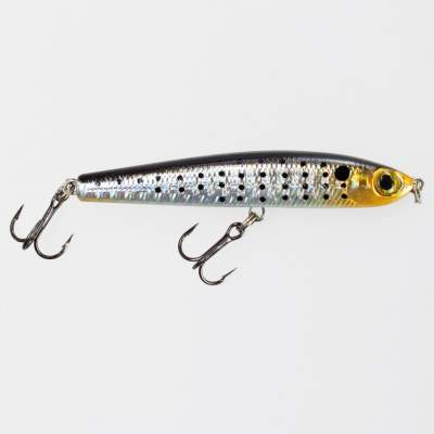 Storm FlutterStick MadFlash (MF) Wobbler 7cm Holo Black Spotted Minnow (470), - 7cm - Holo. Black Spotted Minnow - 7g - 1Stück