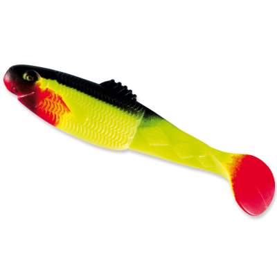 Relax Kopyto Diamond Shad 135 FGS 13,5cm - fluogelb-schwarz - 3Stück