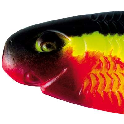 Relax Kopyto Diamond Shad 135 FGS, - 13,5cm - fluogelb-schwarz - 3Stück