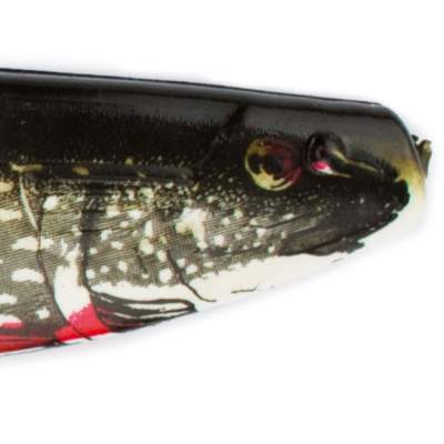 Relax Kopyto Xtra Soft 2.0 6 Nature, 16,0cm, 01-PI-RT-1 16cm - Pike reinweiss- olivgrün, roter Schwanzteller - 1Stück