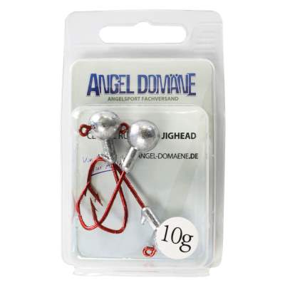 Angel Domäne Classic Rundkopf Jighead 3 Stück 10g Jigköpfe Gr 2/0