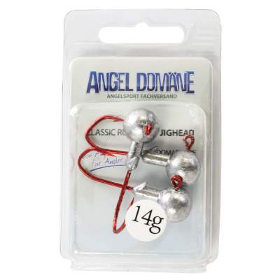 Angel Domäne Classic Rundkopf Jighead 3 Stück 14g Jigköpfe Gr 2/0