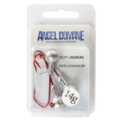 Angel Domäne Classic Rundkopf Jighead 3 Stück 14g Jigköpfe Gr 3/0