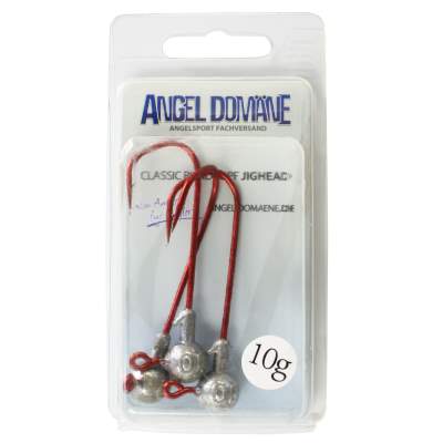 Angel Domäne Classic Rundkopf Jighead 3 Stück 10g Jigköpfe Gr 5/0