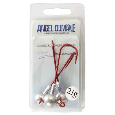 Angel Domäne Classic Rundkopf Jighead 3 Stück 21g Jigköpfe Gr 5/0