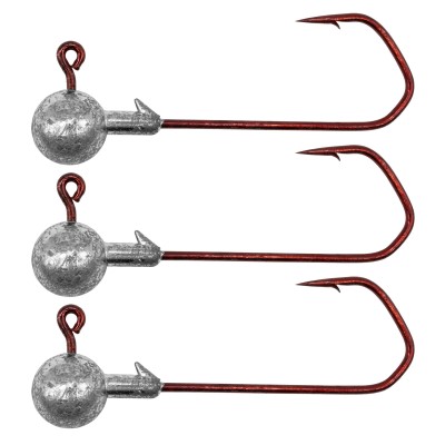 Team Deep Sea Meeresjighead "Red Hook" - Jigköpfe 21g - Gr 6/0 - 3 Stück