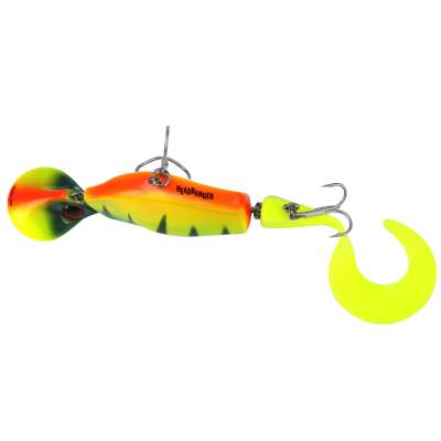 Headbanger Lures Headbanger Tail Wobbler floating 23,0cm Limited Hot UV Perch inkl. Ersatzschwanz