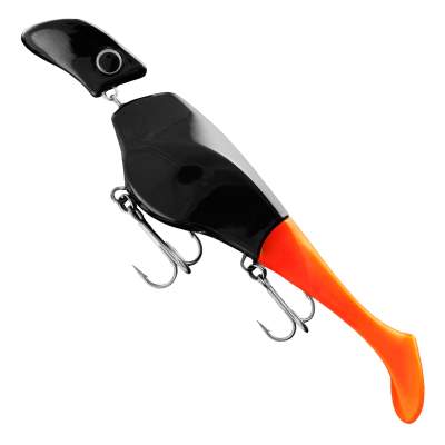 Headbanger Lures Headbanger Shad Wobbler sinking 16,0cm Black/Orange,