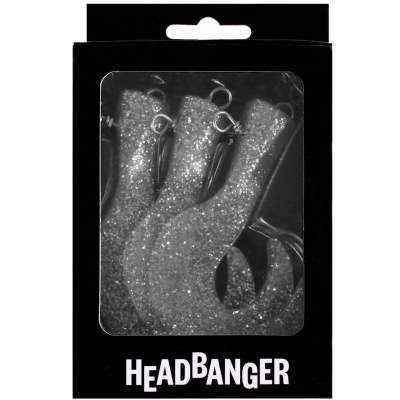 Headbanger Lures Headbanger Spare Tail 23 (Ersatzschwanz für 23cm Headbanger) Silver Glitter, Headbanger Lures Headbanger Spare Tail (Ersatzschwanz) Silver Glitter