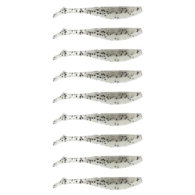 Gummifisch Paddel Pro Vibro 5g Farbe Salt N Pepper 7,50cm - Salt N Pepper - 5g - 9Stück