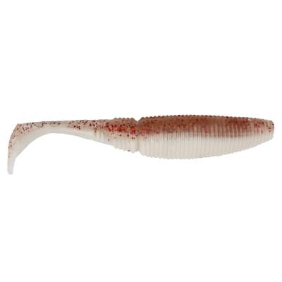 Gummifisch Paddel Pro Vibro 7g Farbe White Clear Back Red Glitter 10,00cm - White Clear Back Red Glitter - 7g - 7Stück