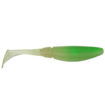 Gummifisch Paddel Pro Vibro 37g Farbe Clear Green 17,00cm - Clear Green - 37g - 1Stück