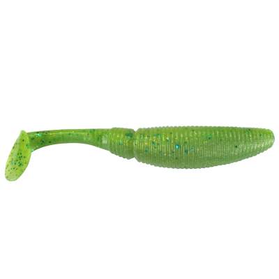 Gummifisch Paddel Pro Vibro 37g Farbe Green Silver Belly, 17,00cm - Green Silver Belly - 37g - 1Stück