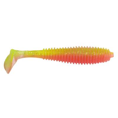 Gummifisch Canyonizer 7,0cm Yellow Back Pink Belly, 7,00cm - Yellow Back Pink Belly - 3g - 9Stück