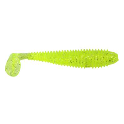 Gummifisch Canyonizer 7,0cm Clear Chartreuse Glitter 7,00cm - Clear Chartreuse Glitter - 3g - 9Stück