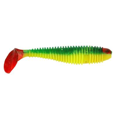 Gummifisch Canyonizer 7,0cm Firetiger, - 7,00cm - Firetiger - 3g - 9Stück