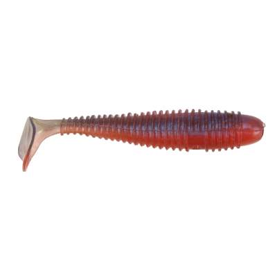Gummifisch Canyonizer 7,0cm Clear Blue Red 7,00cm - Clear Blue Red - 3g - 9Stück