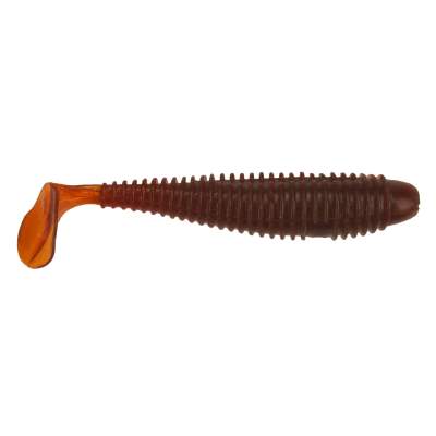 Gummifisch Canyonizer 7,0cm Brown Red Clear, 7,00cm - Brown Red Clear - 3g - 9Stück