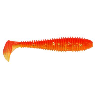 Gummifisch Canyonizer 9,5cm Orange Yellow Glitter, - 9,5cm - Orange Yellow Glitter - 8g - 7Stück