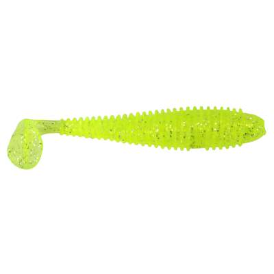 Gummifisch Canyonizer 9,5cm Clear Neon Yellow Glitter 9,5cm - Clear Neon Yellow Glitter - 8g - 7Stück