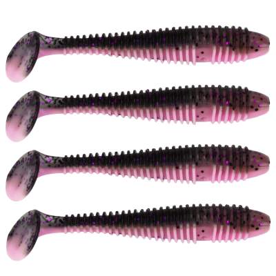 Gummifisch Canyonizer 11,5cm Black Pink, 11,5cm - Black Pink - 13g - 4Stück