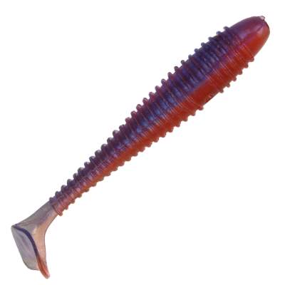 Gummifisch Canyonizer 11,5cm Blue Red Clear, 11,5cm - Blue Red Clear - 13g - 4Stück