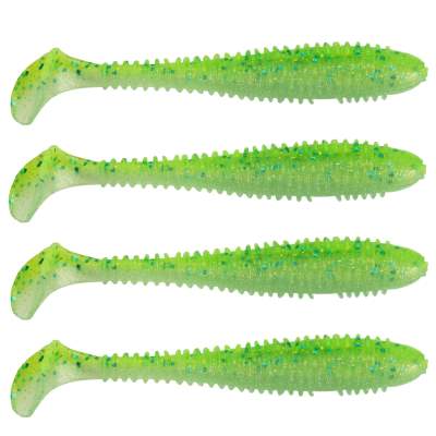 Gummifisch Canyonizer 11,5cm Green Glitter, 11,5cm - Green Glitter - 13g - 4Stück