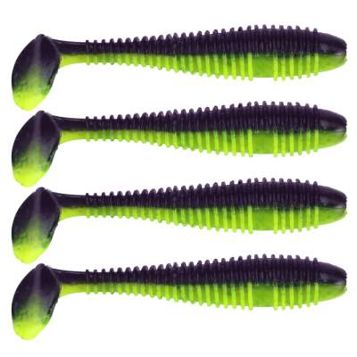 Gummifisch Canyonizer 11,5cm Purple Green, 11,5cm - Purple Green - 13g - 4Stück