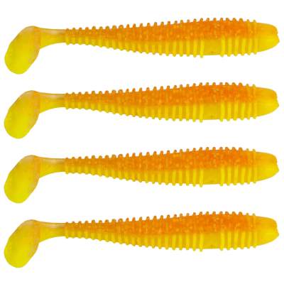 Gummifisch Canyonizer 11,5cm Orange Yellow, 11,5cm - Orange Yellow - 13g - 4Stück