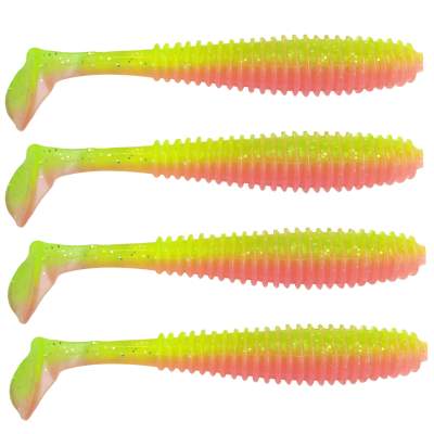 Gummifisch Canyonizer 11,5cm Lime Pink 11,5cm - Lime Pink - 13g - 4Stück