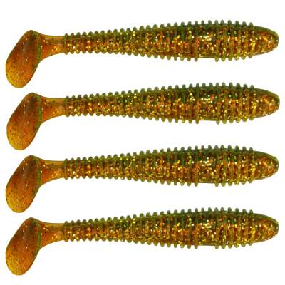Gummifisch Canyonizer 11,5cm Goldfish Green, 11,5cm - Goldfish Green - 13g - 4Stück